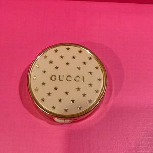Gucci Blush Compact with Gold Accents
